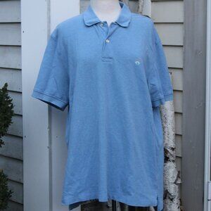 Brooks Brothers Original Fit Blue Supima Cotton Pique Performance Polo Shirt  XL